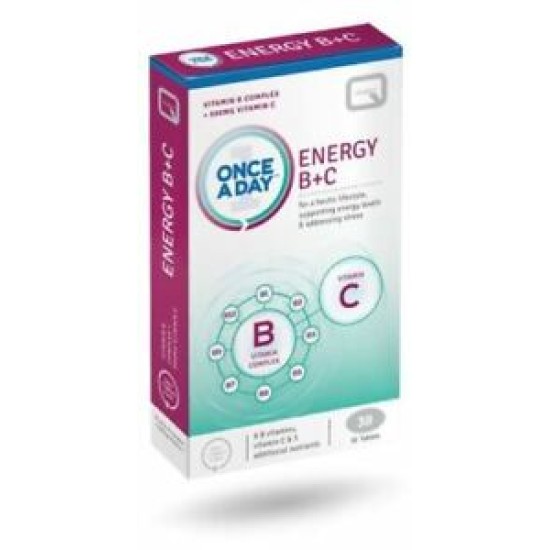 Quest Once A Day Energy B + C 30 Tablets