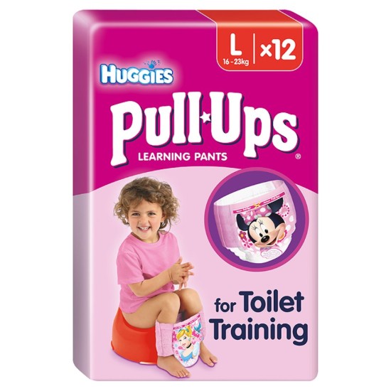 Huggies Pull-ups Day Time Potty Training Pants Girls Size Large 14 Pants