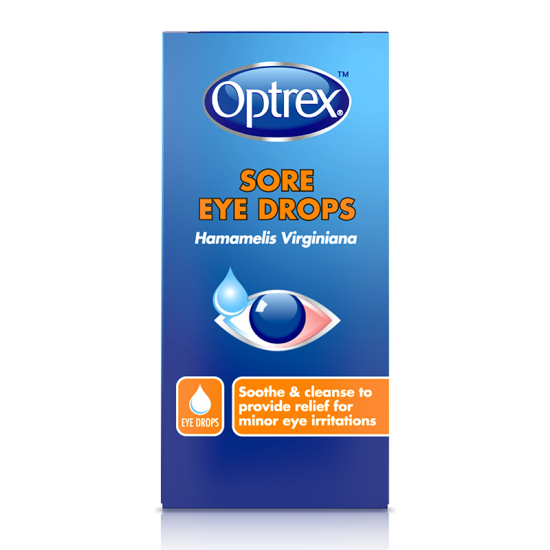 Optrex Sore Eye Drops For Minor Eye Irritations 10ml