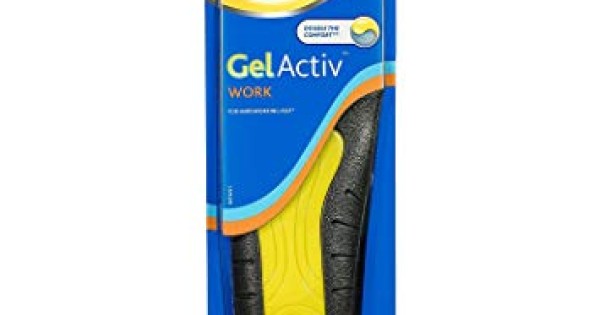 Scholl gel activ hot sale work insoles men's