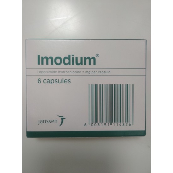 Imodium 2mg  6 Capsules