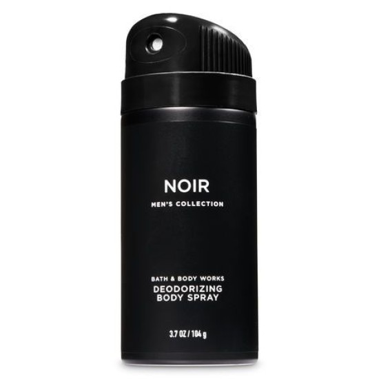Bath And Body Works Noir Men's Collection Deodorizing Body Spray 3.7 Oz