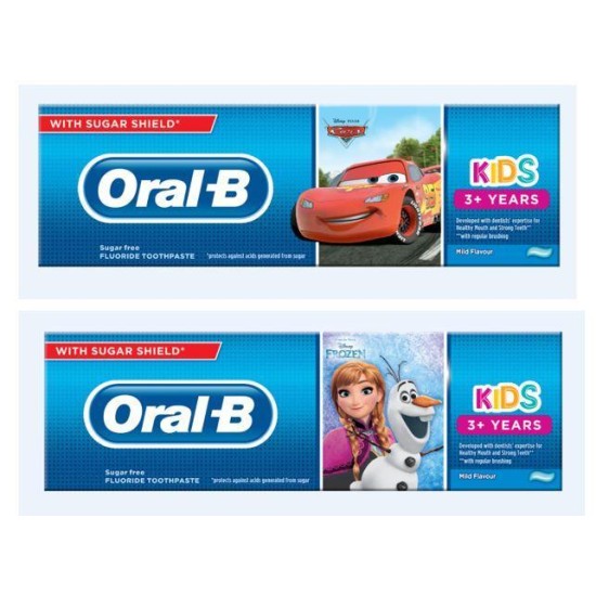 Oral B Kids Toothpaste 3+ Years With Sugar Shield 75ml