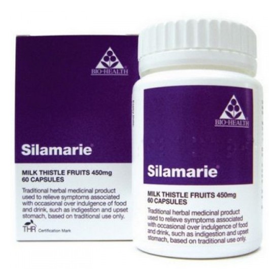 Bio-health Silamarie Milk Thistle Fruits 400mg 60 Capsules Bio-health Silamarie Milk Thistle Fruits 400mg 60 Capsules