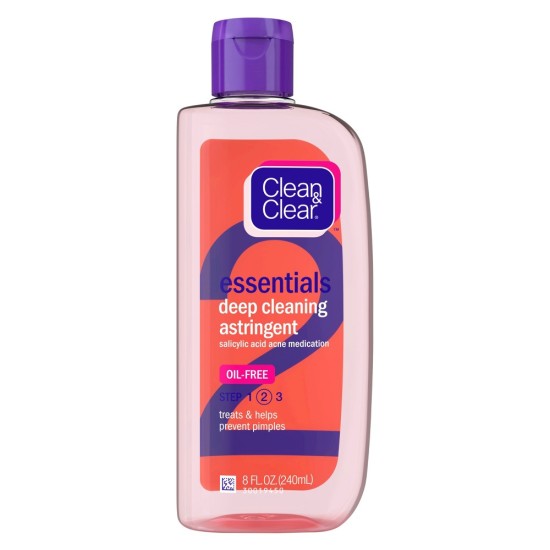 Clean And Clear Essentials Deep Cleaning Astringent 8 Oz Clean And Clear Essentials Deep Cleaning Astringent 8 Oz