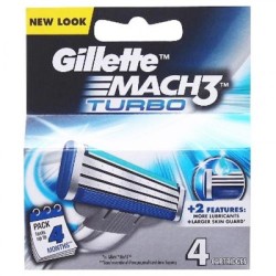 Gillette Mach3 Turbo 4 Blades Gillette Mach3 Turbo 4 Blades