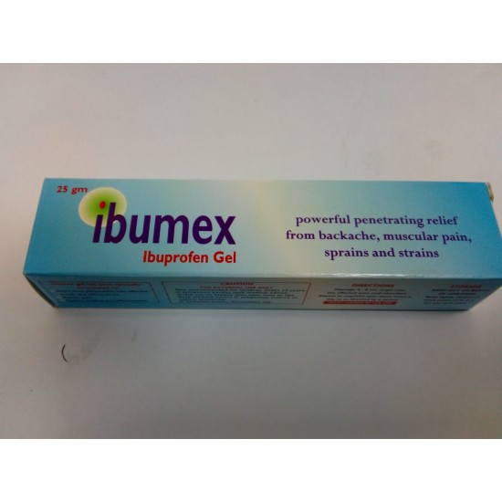 Ibumex Ibuprofen Gel 25g Ibumex Ibuprofen Gel 25g