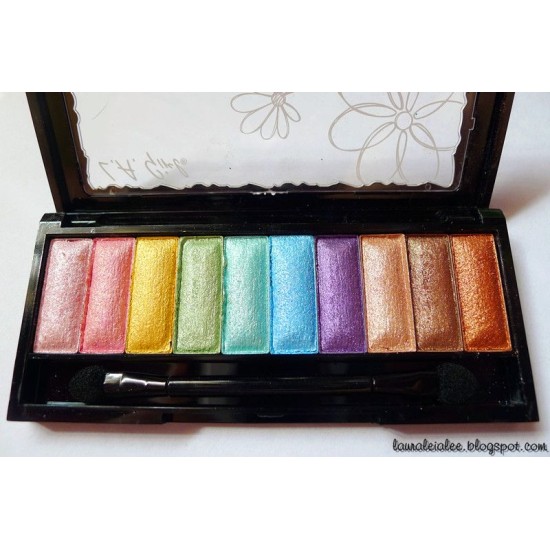 L.a. Girl 10 Color Eyeshadow Palette Ges323 Prism