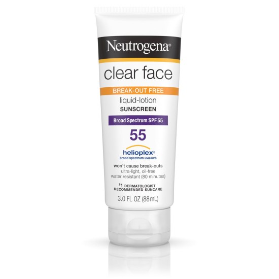 Neutrogena Clear Face Sunscreen Spf 55