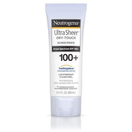 Neutrogena Ultra Sheer Dry Touch Sunscreen Lotion Spf 100