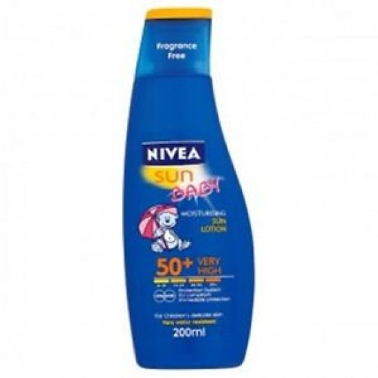Nivea Sun Baby Moisturising Sun Lotion Spf50+ 200 Ml