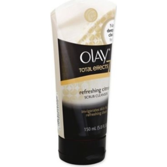 Olay Total Effects Refreshing Citrus Scrub Face Cleanser 5oz Olay Total Effects Refreshing Citrus Scrub Face Cleanser 5oz