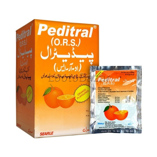 Peditral O.R.S Orange Flavour Sachet Peditral O.R.S Orange Flavour Sachet