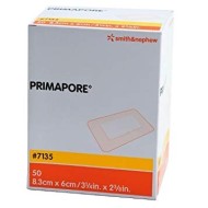 Primapore Non-woven Adhesive Wound Dressing 8.3cm X 6 Cm 