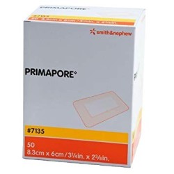 Primapore Non-woven Adhesive Wound Dressing 8.3cm X 6 Cm Primapore Non-woven Adhesive Wound Dressing 8.3cm X 6 Cm