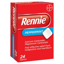 Rennie Peppermint 24 Tablets