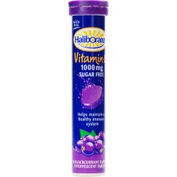 Seven Seas Haliborange Vitamin C 1000mg 20 Blackcurrant Effervescent Tablets