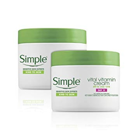 Simple Kind To Skin Vital Vitamin Day Cream Spf15 50ml