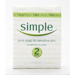 Simple Twin Pack Pure Soap For Sensitive Skin Simple Twin Pack Pure Soap For Sensitive Skin