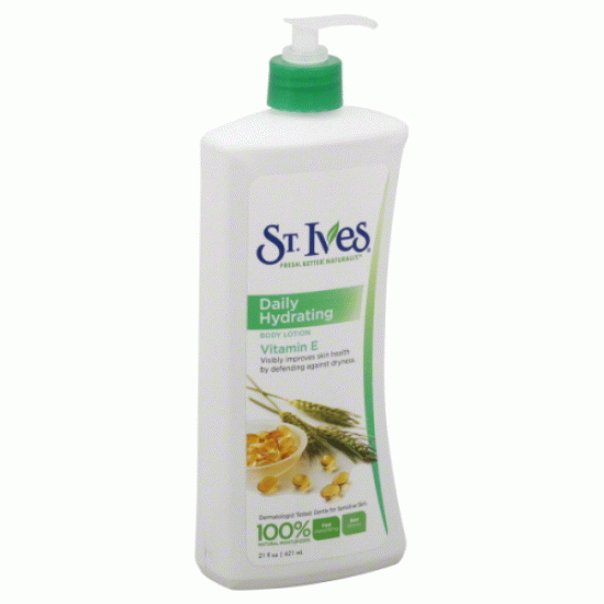 St Ives Daily Hydrating Vitamin E And Avocado Body  Lotion 21 Oz