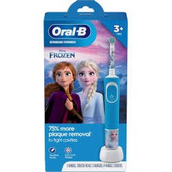 Oral B Kids Frozen II Electric Rechargeable Toothbrush with 2 Brush Heads