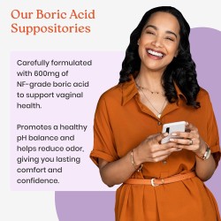 NewLife Naturals Boric Acid Vaginal Suppositories - 30`s