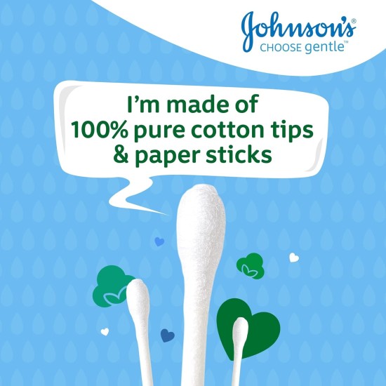 Johnson's Baby Cotton Buds Pack of 200 Johnson's Baby Cotton Buds Pack of 200