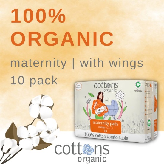 Cottons Maternity Cotton Pads with Wings 10 Pack Cottons Maternity Cotton Pads with Wings 10 Pack