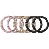 Skinny Silk Scrunchie Set 6 Pack