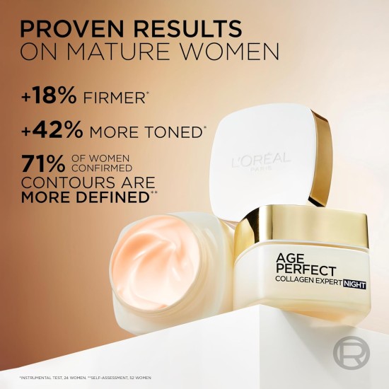 Loreal Age Perfect Re-hydrating Night Cream 50ml Mature Skin