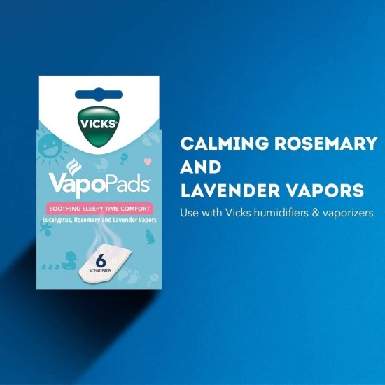 Vicks Vapopads Rosemary and Lavender Scent 6 Pack
