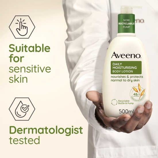 Aveeno Daily Moisturizing Body Lotion for Normal to Dry Skin 500ml