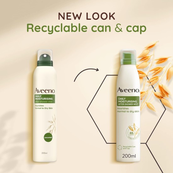 Aveeno Daily Moisturizing After Shower Mist for Normal to Dry Skin 200ml