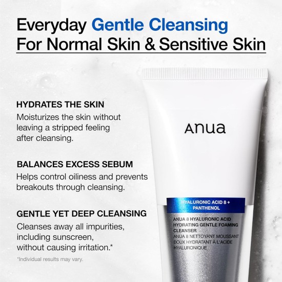 Anua Hydrating Gentle Foaming Cleanser 150ml