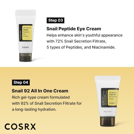 COSRX All About Snail Mucin Korean Skin Care Set