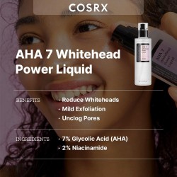 COSRX 7% Glycolic Acid Whitehead Removing Power Liquid 100ml