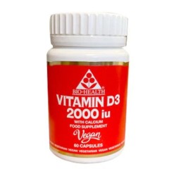 Bio-Health Vitamin D3 2000iu Vegan 60 Capsules