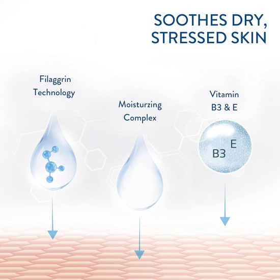 Cetaphil Pro Restoraderm Soothing Wash for Dry Stressed Skin 296ml