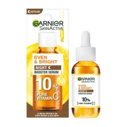 Garnier Even & Bright Night Booster Serum with 10% Vitamin C 30ml