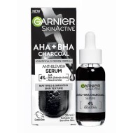 Garnier 4% AHA + BHA & Niacinamide Charcoal Face Serum 30ml