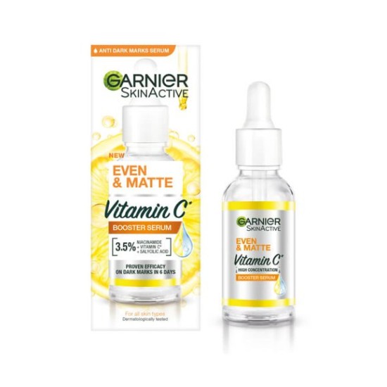 Garnier Even and Matte Vitamin C Day Booster Serum 30ml