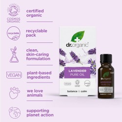 Dr. Organic Lavender Pure Oil 10ml