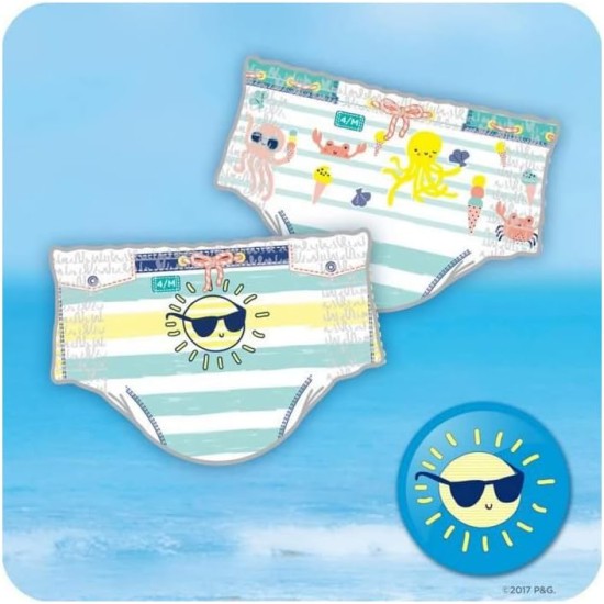 Pampers Splashers Size 5-6 10 Disposable Swim Pants Pampers Splashers Size 5-6 10 Disposable Swim Pants
