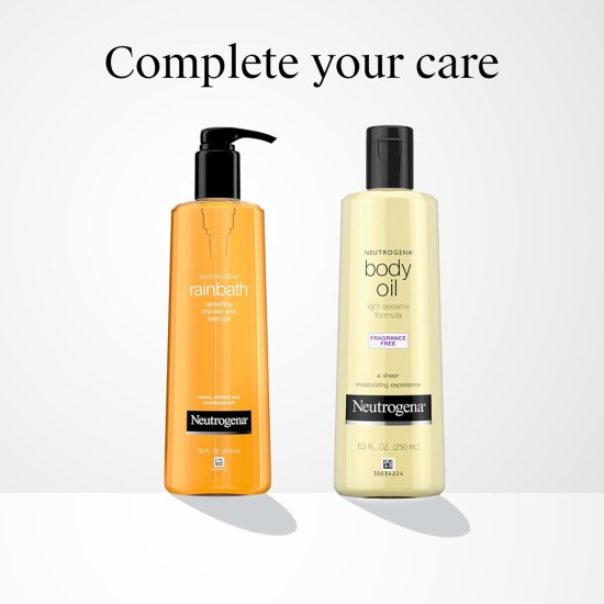 Neutrogena Moisturizing Light Sesame Body Oil Fragrance Free 250ml