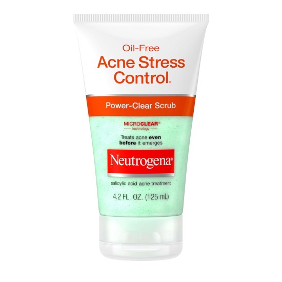 Neutrogena Oil Free Acne Stress Control Power Clear Scrub 177ml