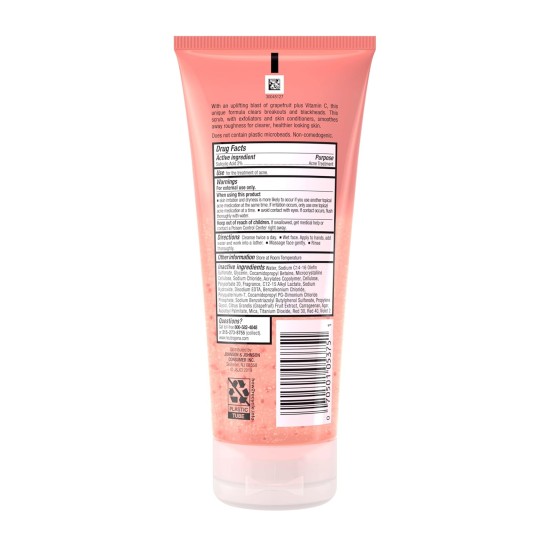 Neutrogena Oil-free Acne Free Pink Grapefruit Foaming Scrub