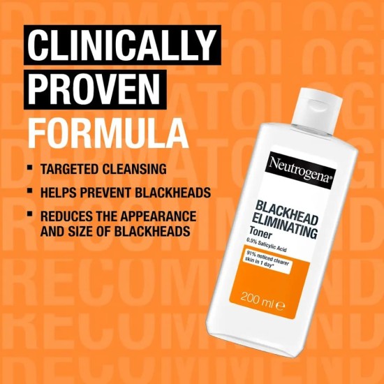 Neutrogena® Blackhead Eliminating 0.5% Salicylic Acid Cleansing Toner