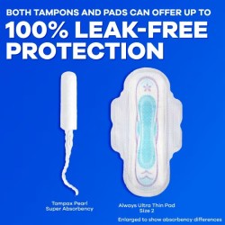 Tampax Pearl Super Plus Applicator 18 Tampons