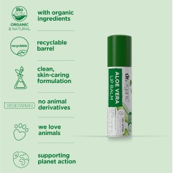 Dr Organic Aloe Vera Lip Balm 5.7ml
