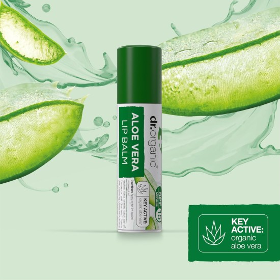 Dr Organic Aloe Vera Lip Balm 5.7ml
